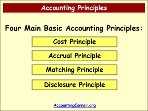 Accounting Principles – Accrual, Matching, Full Disclosure | Accounting ...