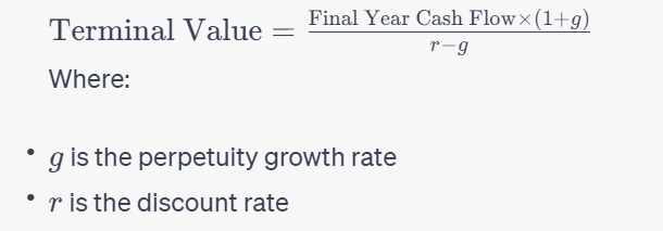 discounted cash flow model